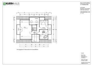 Modernes Fachwerkhaus Neubau Grundrissplan