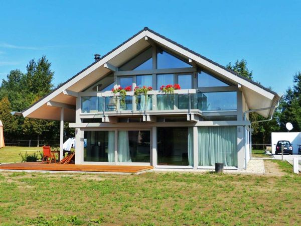 Neubauprojekt - modernes Fachwerkhaus in Pirna-Pratzschwitz ➤ KURTH-HAUS